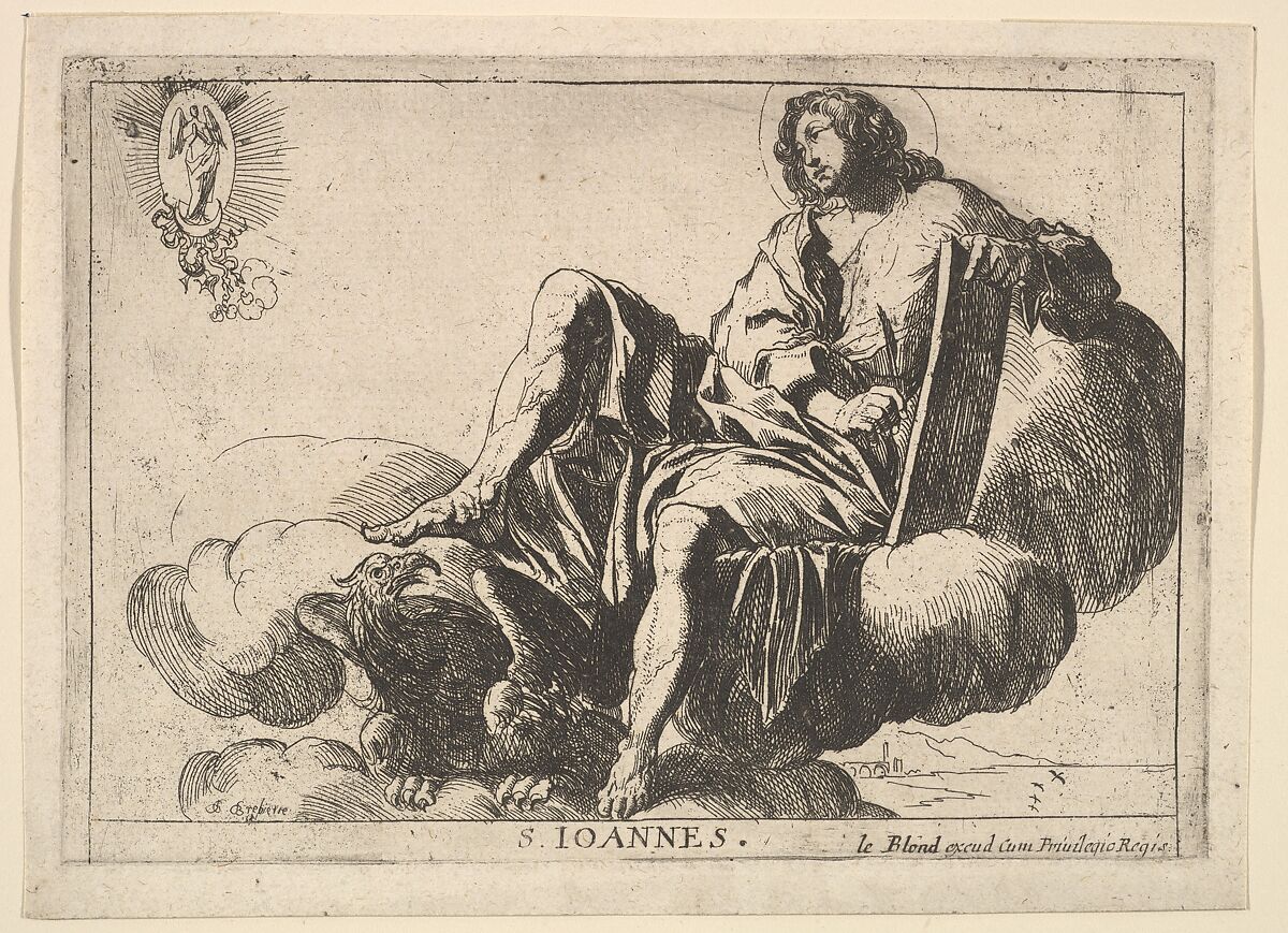 St. John, Pierre Brebiette (French, Mantes-sur-Seine ca. 1598–1642 Paris), Etching 