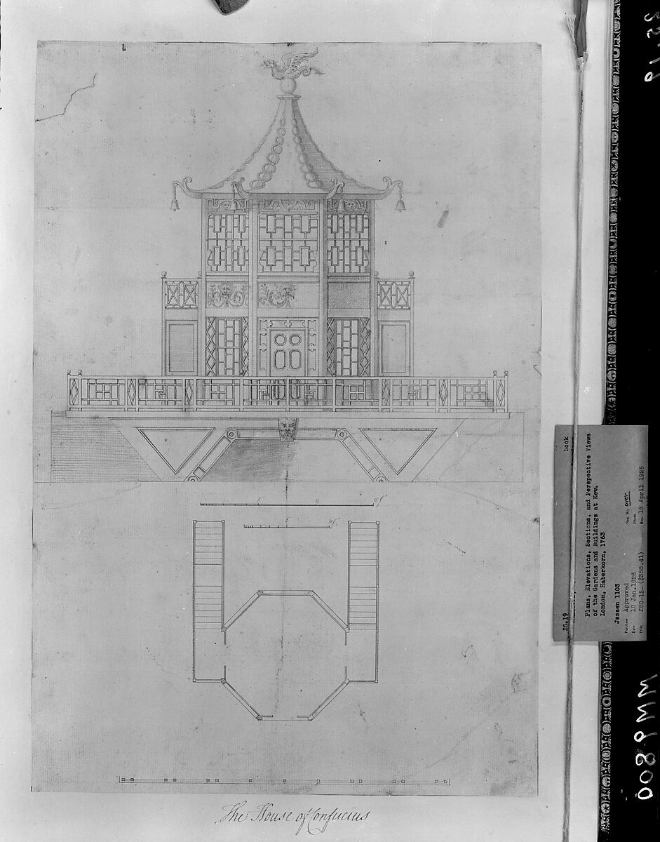 Chinese Architecture, Civil and Ornamental [bound with: Chinese Architecture, Part the Second], P. Decker (British, active London 1759), Illustrations: etching and engraving 