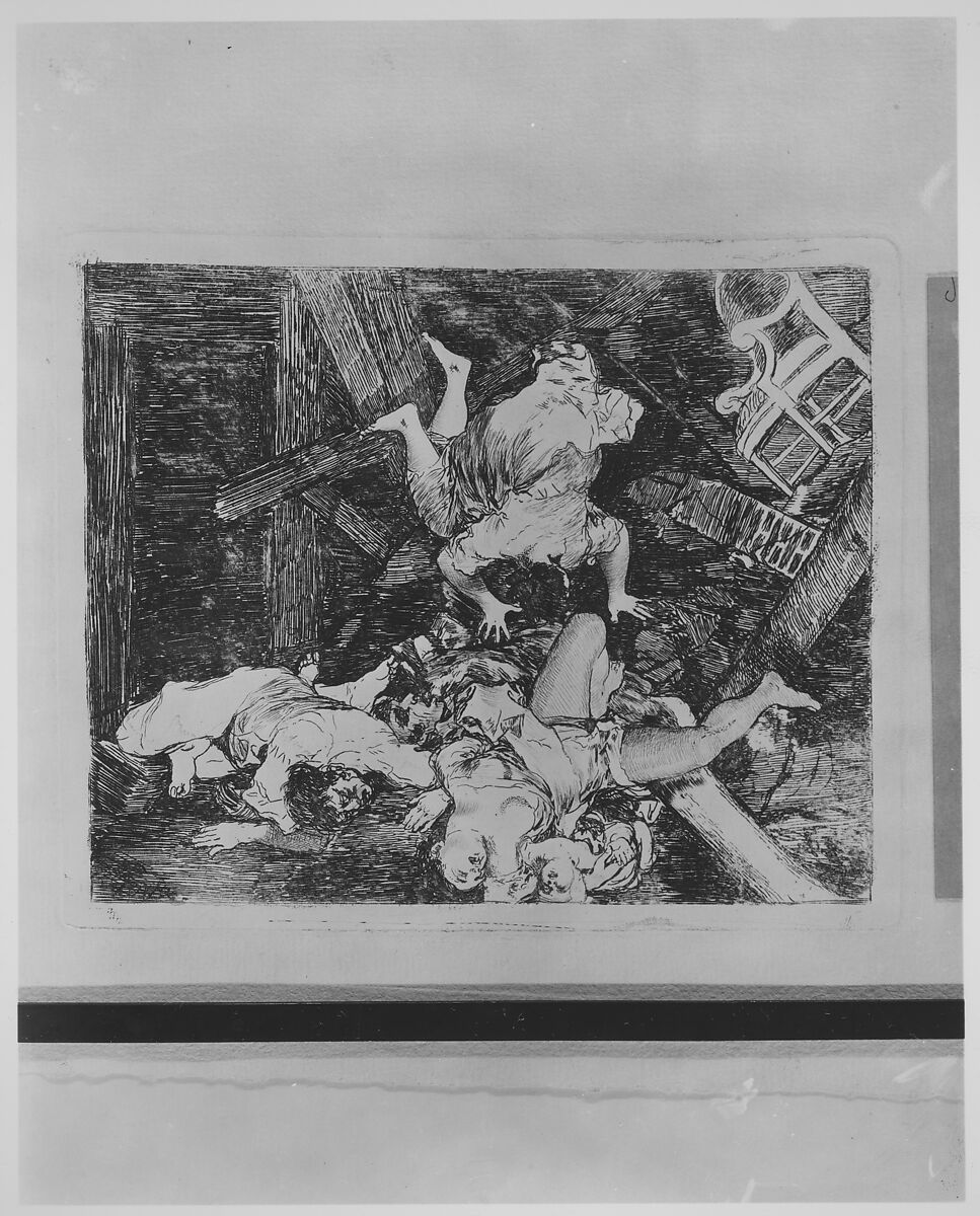 Plate 30 from "The Disasters of War" (Los Desastres de la Guerra): 'Ravages of War' (Estragos de la guerra), Goya (Francisco de Goya y Lucientes) (Spanish, Fuendetodos 1746–1828 Bordeaux), Etching, drypoint, burin, burnisher