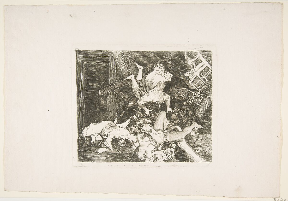 Plate 30 from "The Disasters of War" (Los Desastres de la Guerra): 'Ravages of War' (Estragos de la guerra), Goya (Francisco de Goya y Lucientes) (Spanish, Fuendetodos 1746–1828 Bordeaux), Etching, drypoint, burin, burnisher 