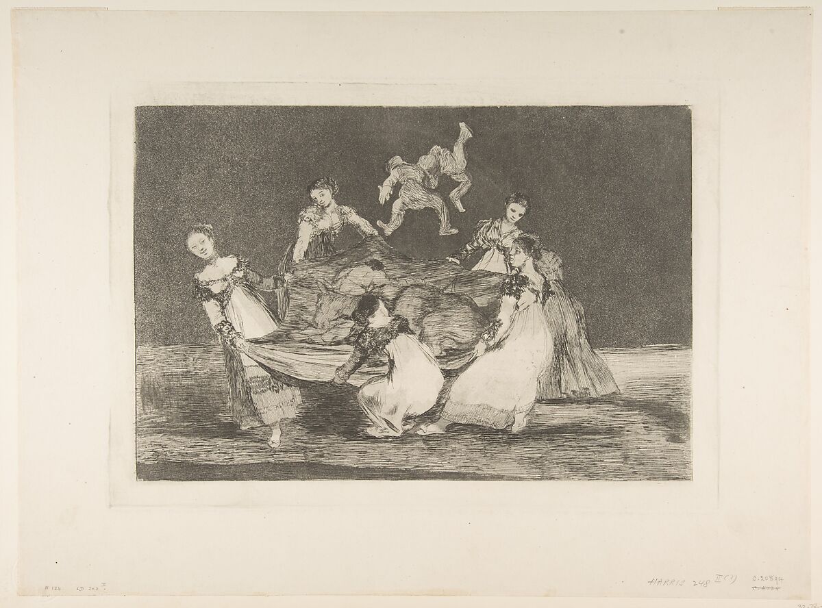 'Feminine Folly' from the 'Disparates' (Follies / Irrationalities), Goya (Francisco de Goya y Lucientes) (Spanish, Fuendetodos 1746–1828 Bordeaux), Etching, aquatint, drypoint 