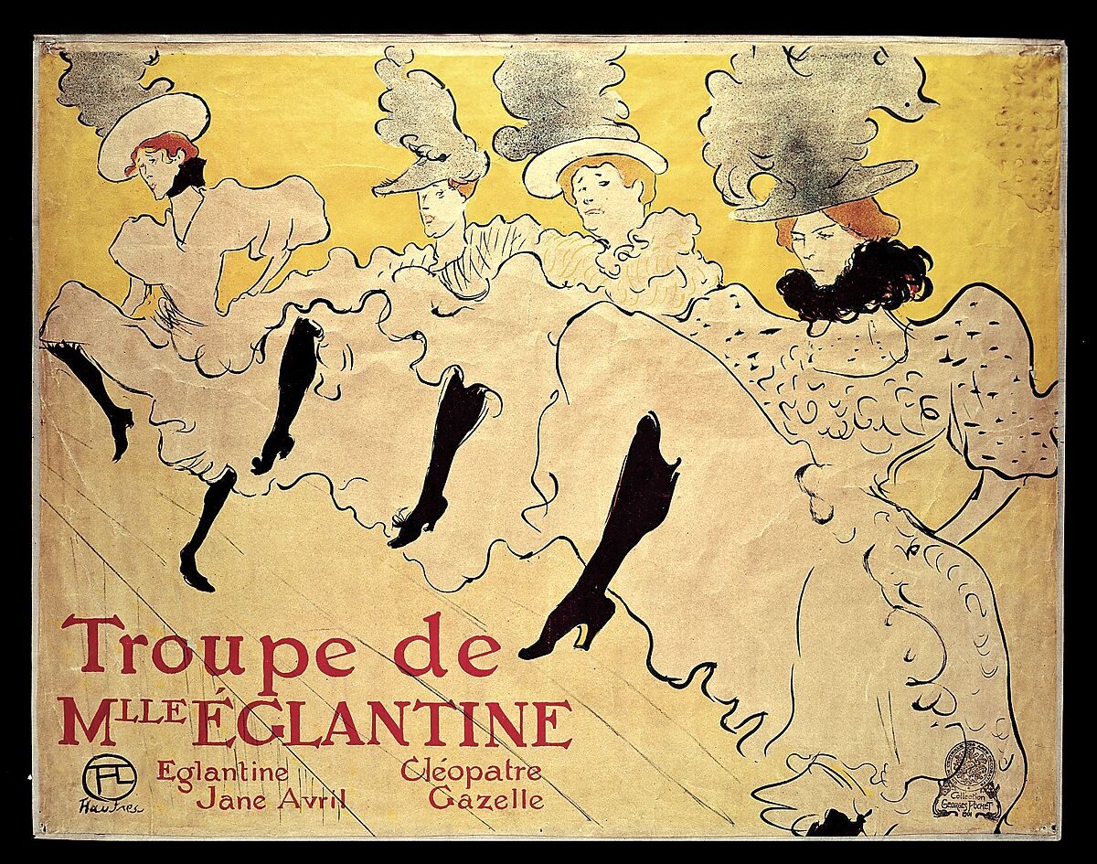 Henri de Toulouse-Lautrec | La Troupe de Mademoiselle Eglantine 