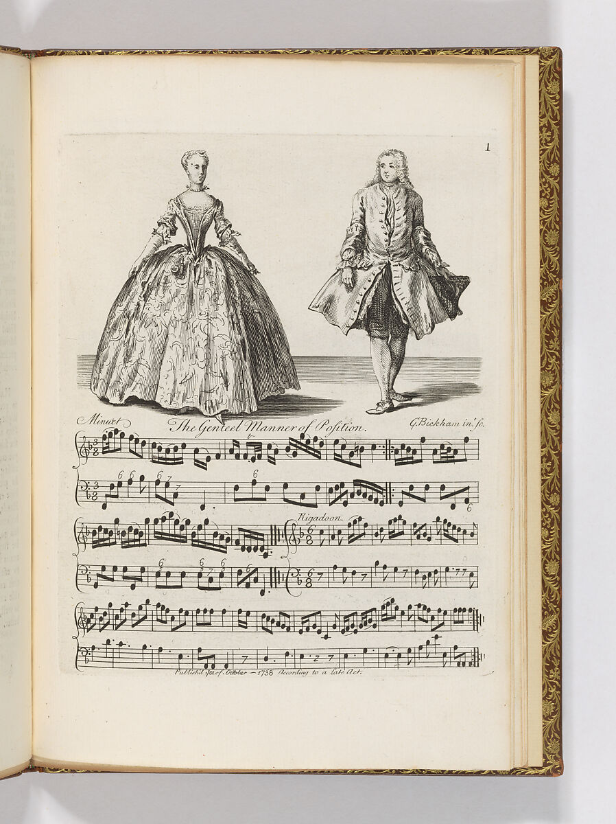 An Easy Introduction to Dancing: or, the Movements in the Minuet Fully Explained, Designed and etched by George Bickham, Jr. (British, London ca. 1704–1771 Richmond, Surrey), Illustrations: etching
