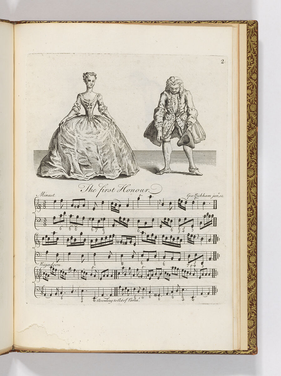 An Easy Introduction to Dancing: or, the Movements in the Minuet Fully Explained, Designed and etched by George Bickham, Jr. (British, London ca. 1704–1771 Richmond, Surrey), Illustrations: etching