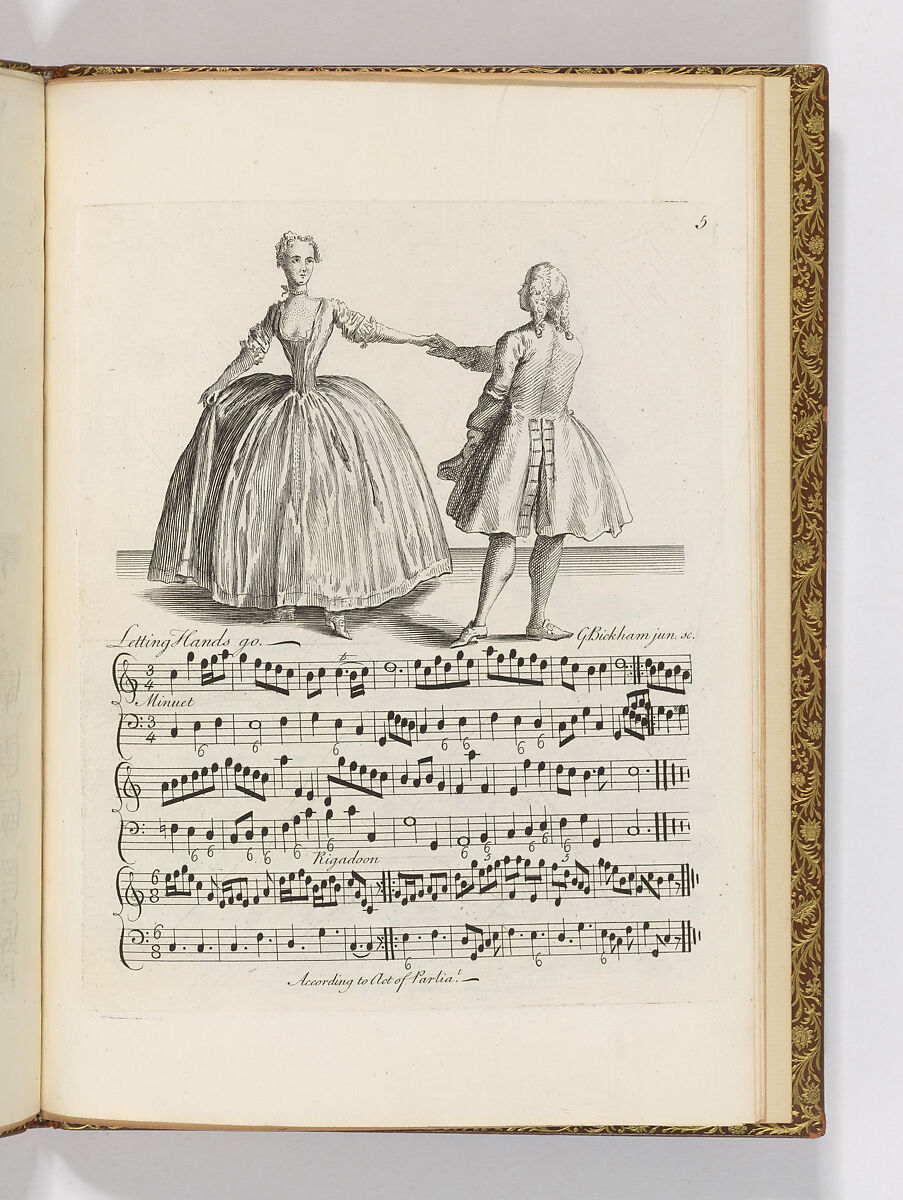 An Easy Introduction to Dancing: or, the Movements in the Minuet Fully Explained, Designed and etched by George Bickham, Jr. (British, London ca. 1704–1771 Richmond, Surrey), Illustrations: etching
