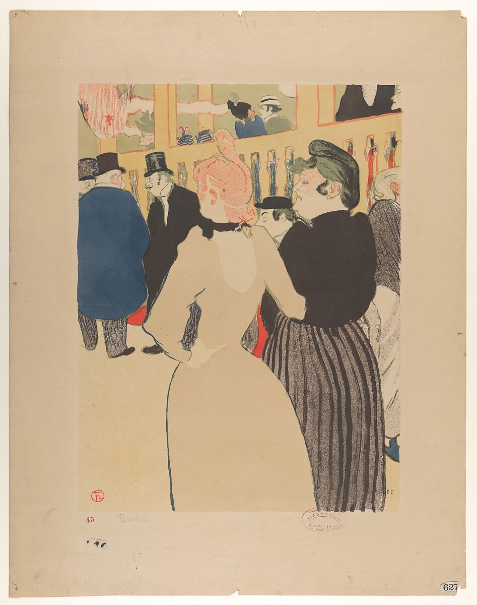 At the Moulin Rouge:  La Goulue and Her Sister