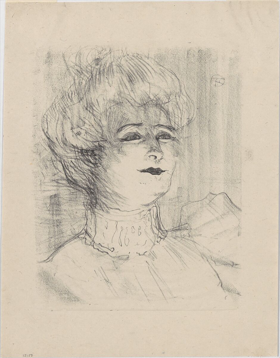 Marie-Louise Marsy, Henri de Toulouse-Lautrec (French, Albi 1864–1901 Saint-André-du-Bois), Lithograph 