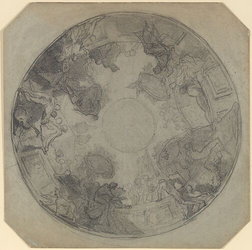 Study for the decoration of the ceiling of the Opéra Comique