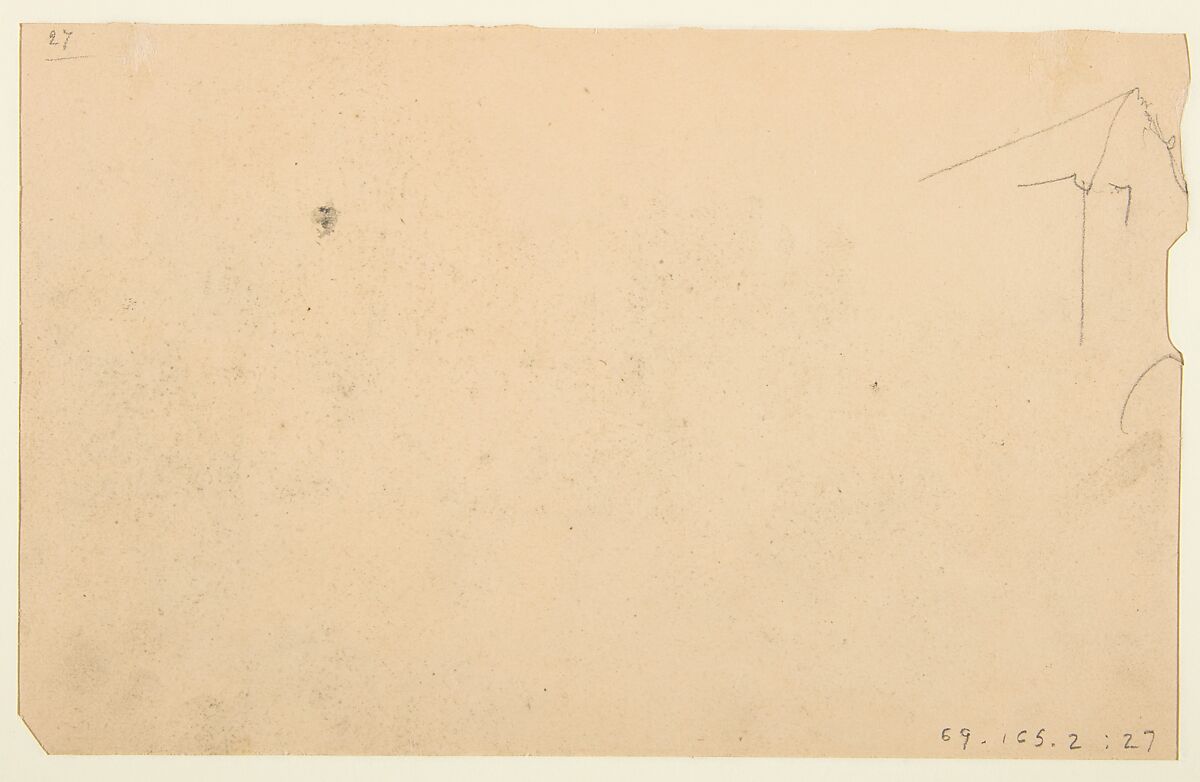 Sketchbook with views of Tours, France and its environs, Eugène Delacroix (French, Charenton-Saint-Maurice 1798–1863 Paris), Graphite and watercolor on wove paper