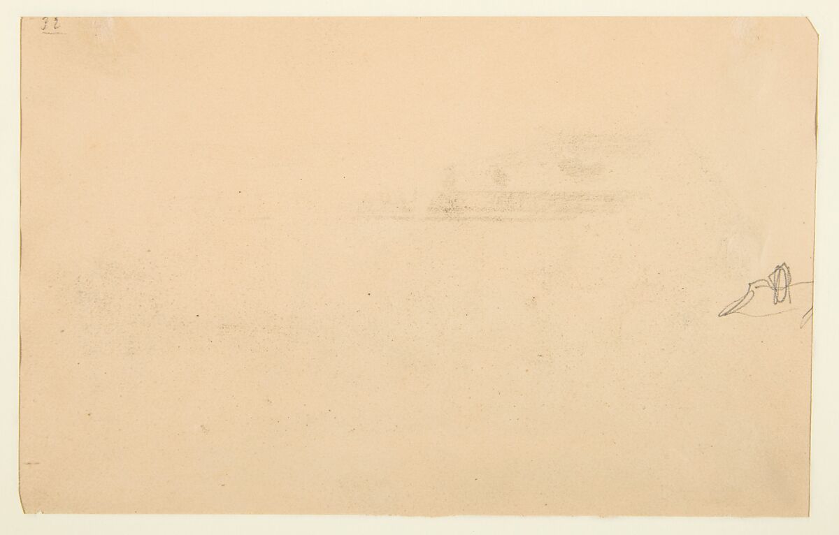 Sketchbook with views of Tours, France and its environs, Eugène Delacroix (French, Charenton-Saint-Maurice 1798–1863 Paris), Graphite and watercolor on wove paper