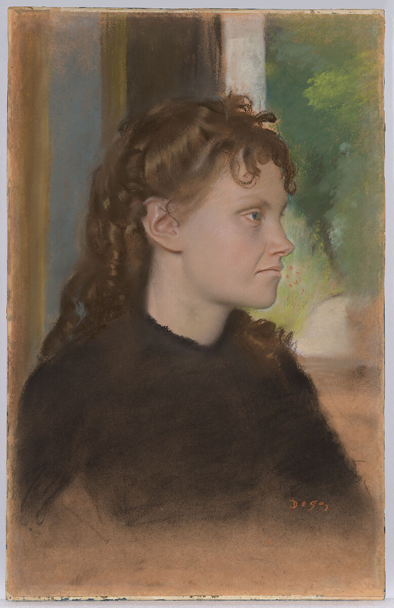 Madame Théodore Gobillard (Yves Morisot), Edgar Degas  French, Pastel