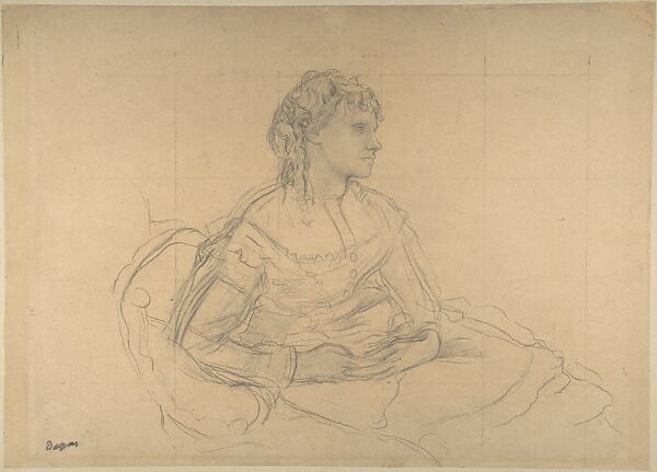 Study for “Madame Théodore Gobillard” (Yves Morisot)