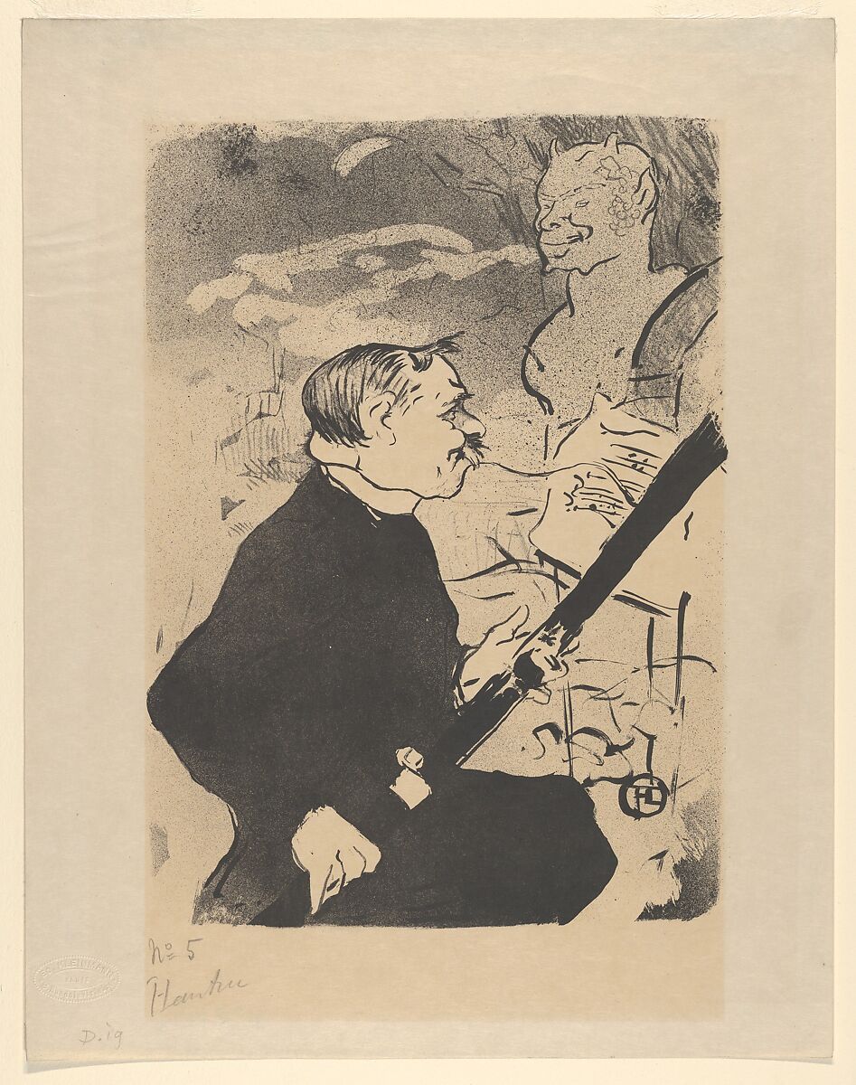 For You! (from Les Vieilles Histoires), Henri de Toulouse-Lautrec (French, Albi 1864–1901 Saint-André-du-Bois), Lithograph on imitation japan paper; only state 