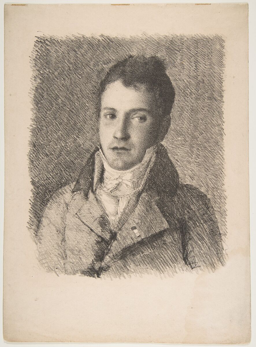Portrait of a Young Man, Goya (Francisco de Goya y Lucientes) (Spanish, Fuendetodos 1746–1828 Bordeaux), Lithograph 