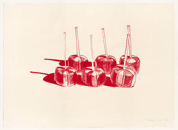 Suckers, state II, Wayne Thiebaud (American, Mesa, Arizona 1920–2021 Sacramento, California), Lithograph 