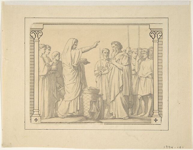Melchizedek Presenting Abraham with Bread and Wine