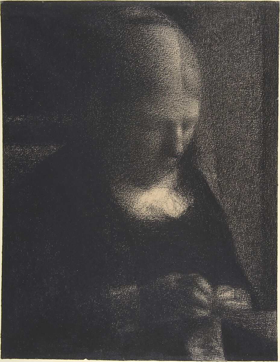 Georges Seurat, Embroidery; The Artist's Mother