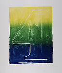 Color Numerals Series, Jasper Johns (American, born Augusta, Georgia, 1930), Portfolio of 10 lithographs