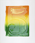 Color Numerals Series, Jasper Johns (American, born Augusta, Georgia, 1930), Portfolio of 10 lithographs