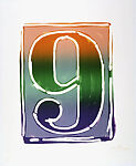 Color Numerals Series, Jasper Johns (American, born Augusta, Georgia, 1930), Portfolio of 10 lithographs