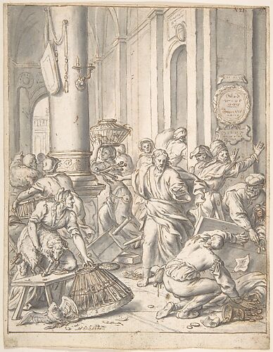 Christ Driving the Money Changers from the Temple