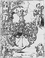 Design for Stained Glass, Hans Jakob Plepp (Swiss, Biel ca. 1557/60–ca. 1597/98 Bern), Pen and black ink, brush and gray wash, over black chalk