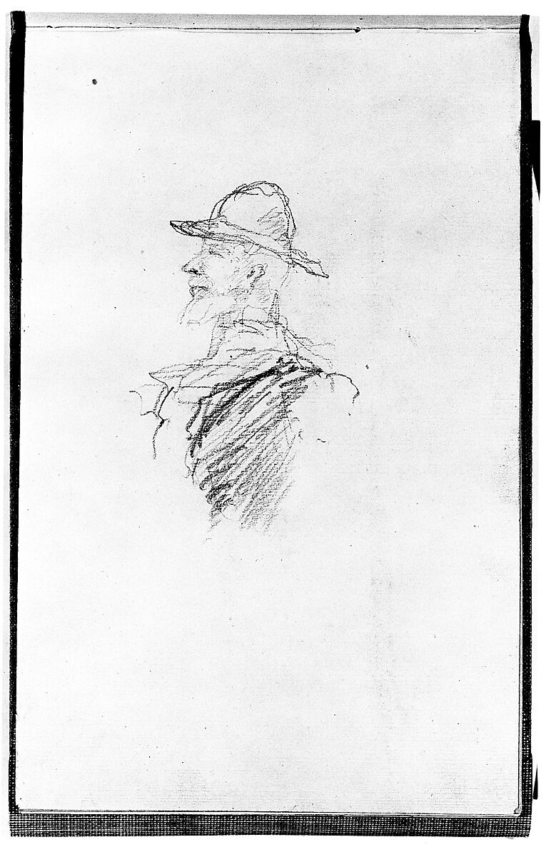 Album de Marine: Sketchbook of 48 folios containing 17 watercolors and 27 black chalk and graphite sketches, Henri de Toulouse-Lautrec (French, Albi 1864–1901 Saint-André-du-Bois), Graphite, watercolor and black chalk on paper