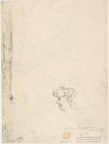 The False Dawn, Lovis Corinth (German, Tapiau, Prussia 1858–1925 Zandvoort, Holland), Lithographic crayon