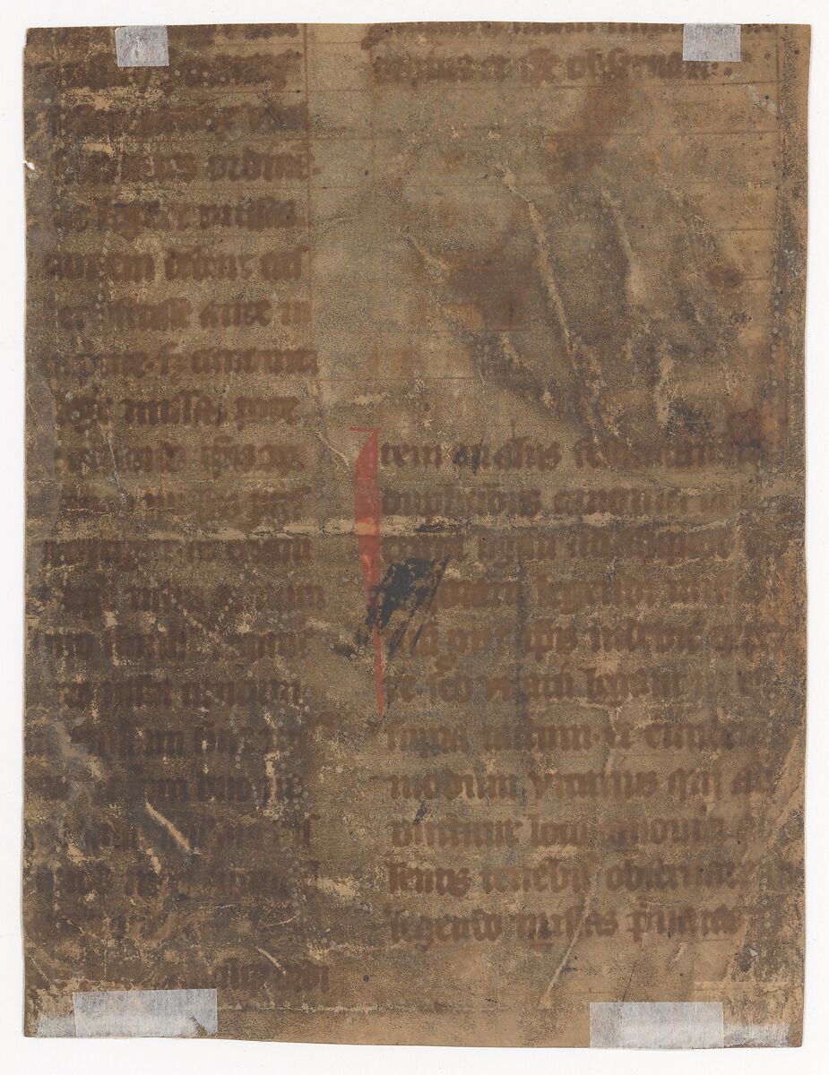 Saint Catherine, Lucas Cranach the Elder (German, Kronach 1472–1553 Weimar), Silverpoint, brush and brown ink, and indigo wash on vellum, pricked for transfer along brush lines