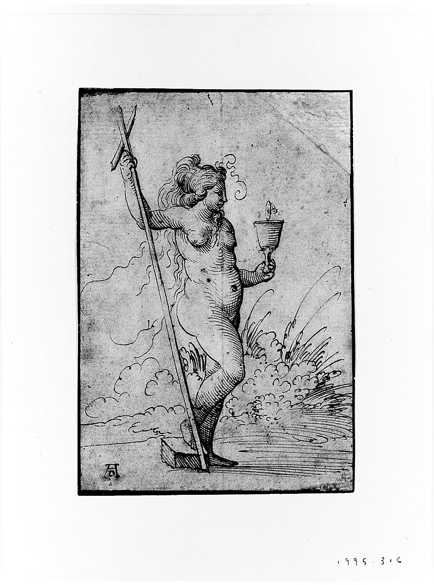 Faith, Anonymous, German, 16th century (Nuremberg), Pen and brown ink