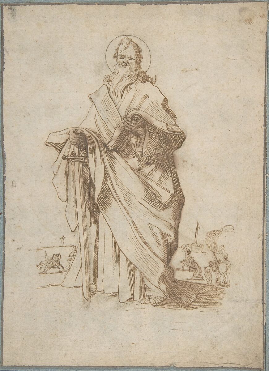 St. Paul, After Jacques Callot (French, Nancy 1592–1635 Nancy), Pen and brown ink 