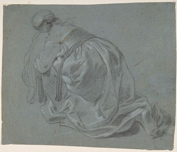 Weeping Woman Kneeling, Seen from Behind