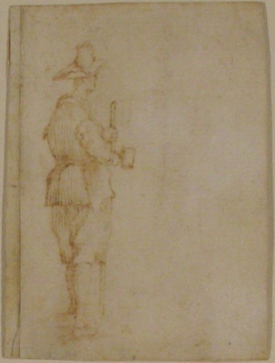 A Beggar Holding a Mug, After Jacques Callot (French, Nancy 1592–1635 Nancy), Pen and brown ink 