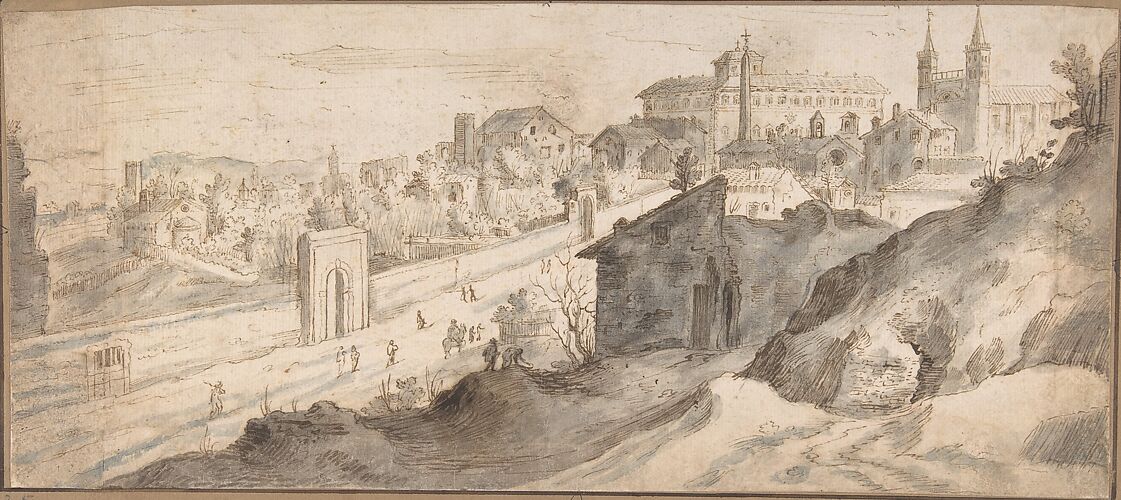 View of St. John Lateran, Rome