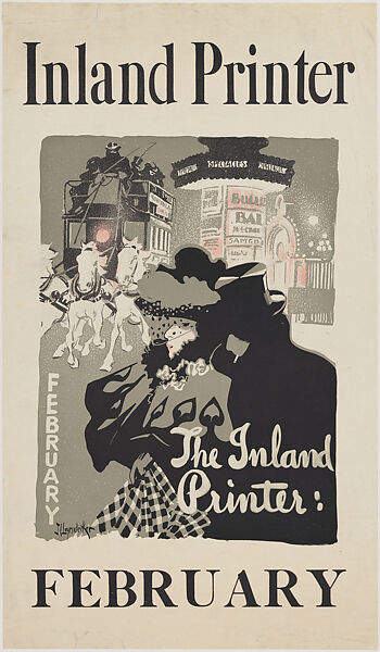 The Inland Printer, February, Joseph Christian Leyendecker (American (born Germany), Montabaur 1874–1951 New Rochelle, New York), Lithograph 