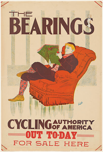 Bearings, Out Today, Charles Arthur Cox (American, active 1890–99), Lithograph 
