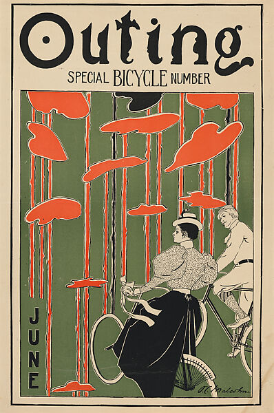 Outing, Special Bicycle Number, O. C. Malcolm (American, late 19th–early 20th century), Lithograph 
