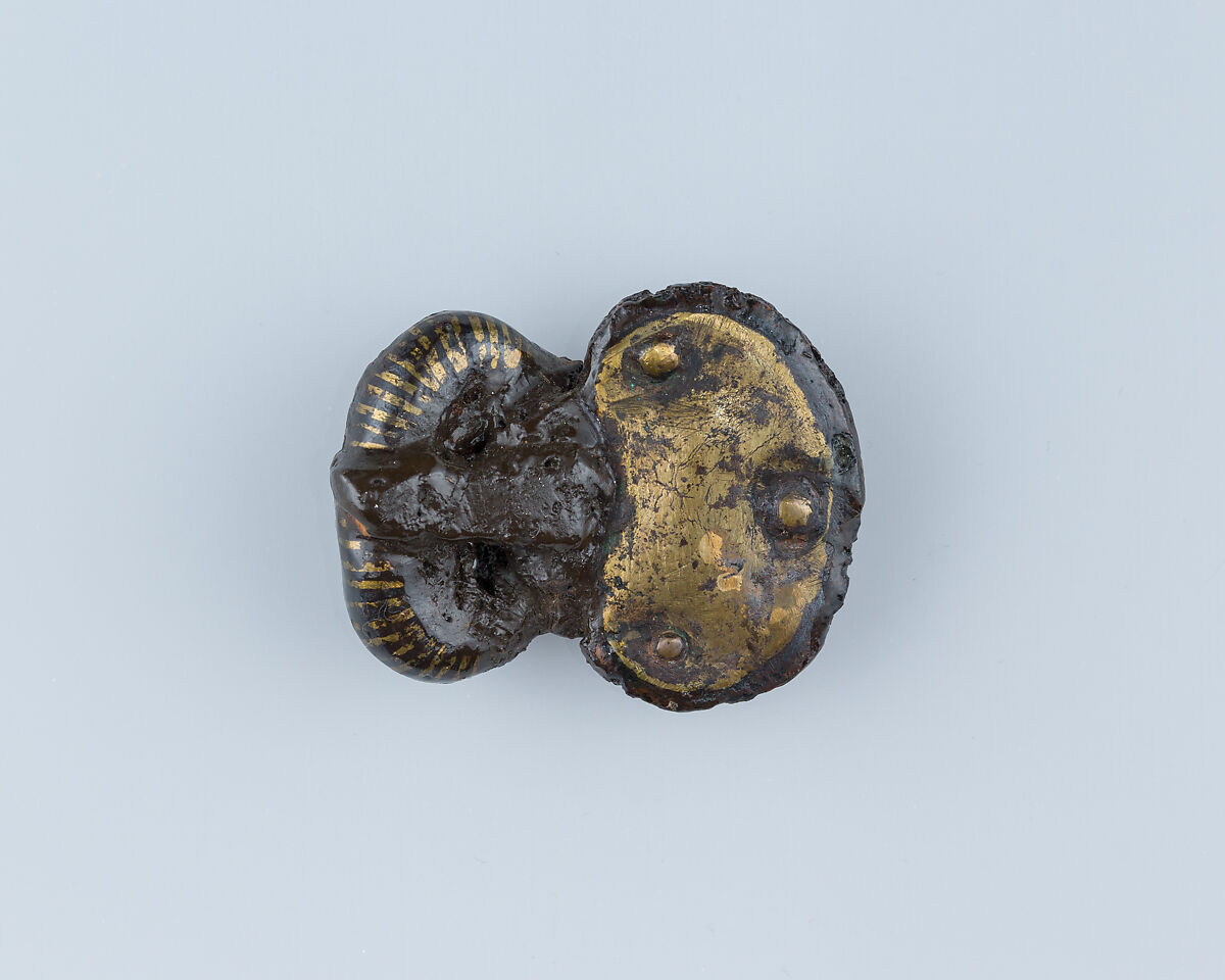 Buckle, Iron, copper alloy, Frankish 