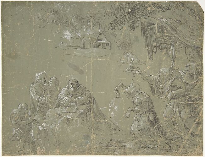 Temptation of St. Anthony (recto); Fantastic Landscape (verso)