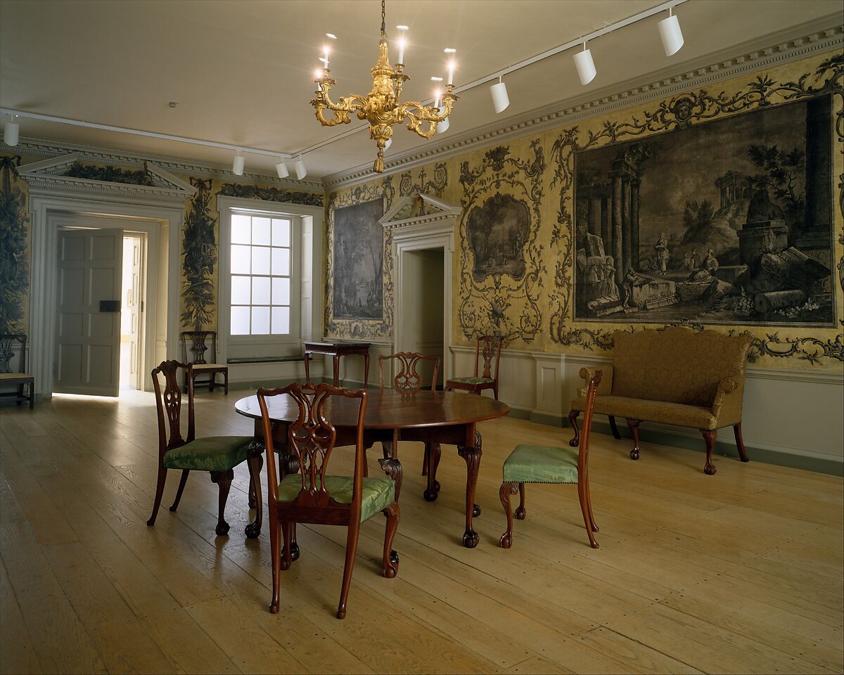 Door from the Great Hall of Van Rensselaer Manor House, Albany, New York, Pine, American