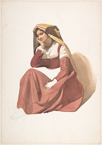Seated Italian Peasant Woman