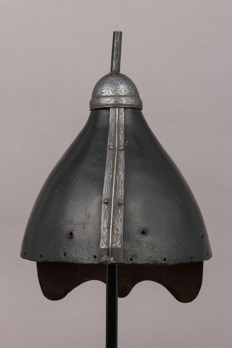 Helmet, Iron, silver, Korean