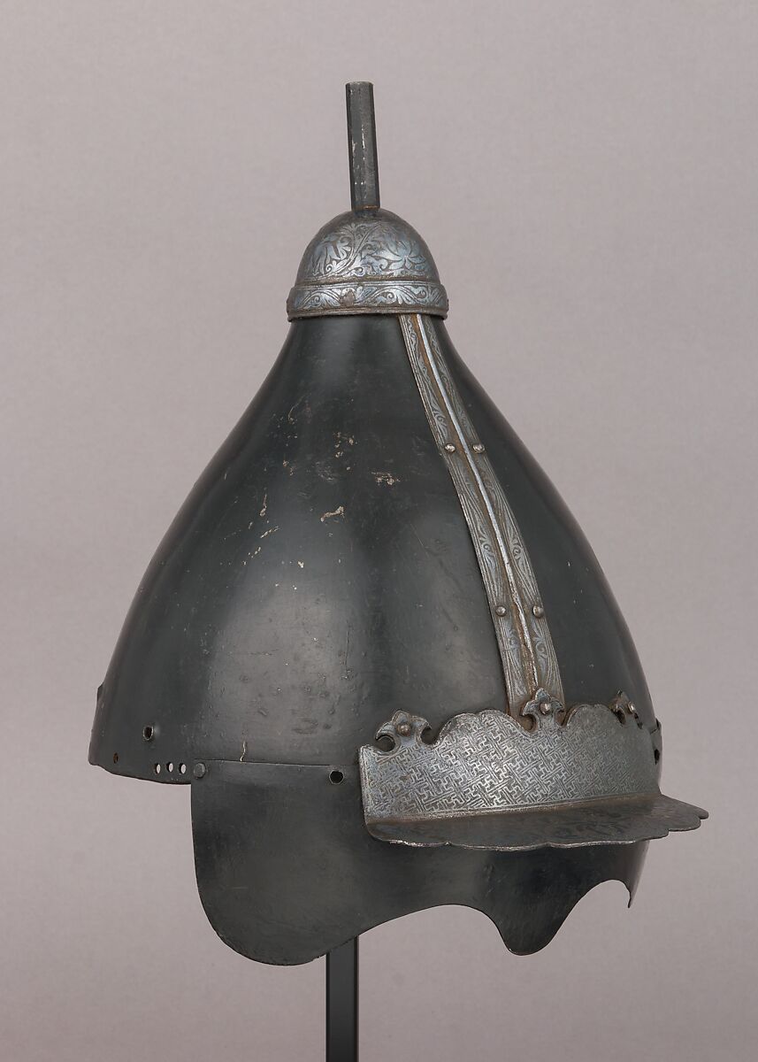 Helmet, Iron, silver, Korean 