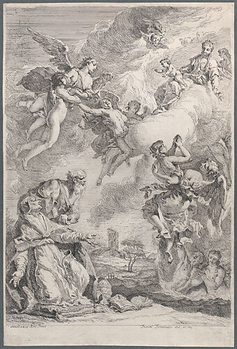 Pope Saint Gregory I Frees the Souls from Purgatory with His Prayers