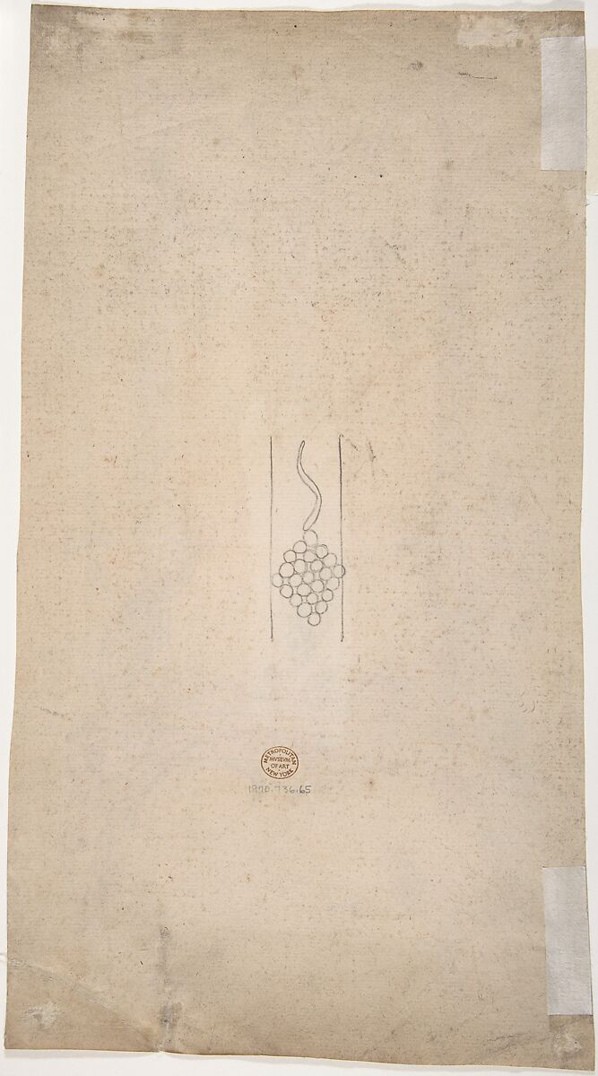 Study for a Mantel and Overmantel, Laurent Hubert (French, died ca. 1780), Red and black chalk