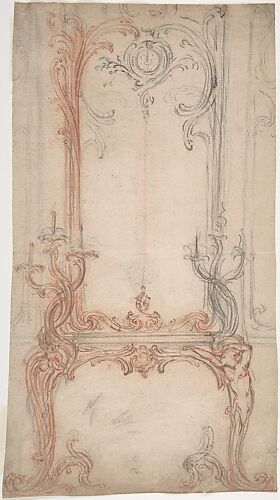 Study for a Mantel and Overmantel
