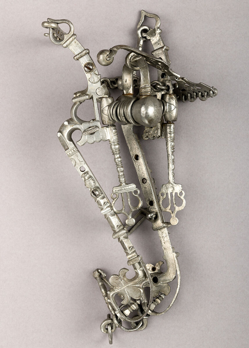 Curb Bit, Iron alloy, tin, German, Saxony