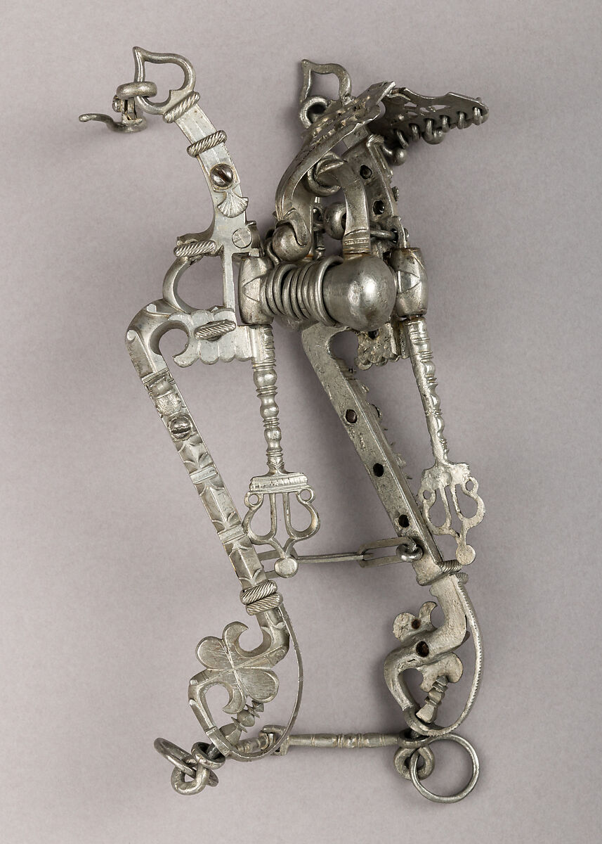 Curb Bit, Iron alloy, tin, German, Saxony