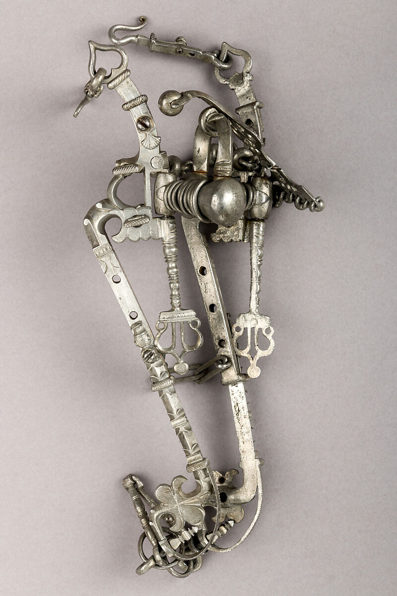 Curb Bit, Iron alloy, tin, German, Saxony