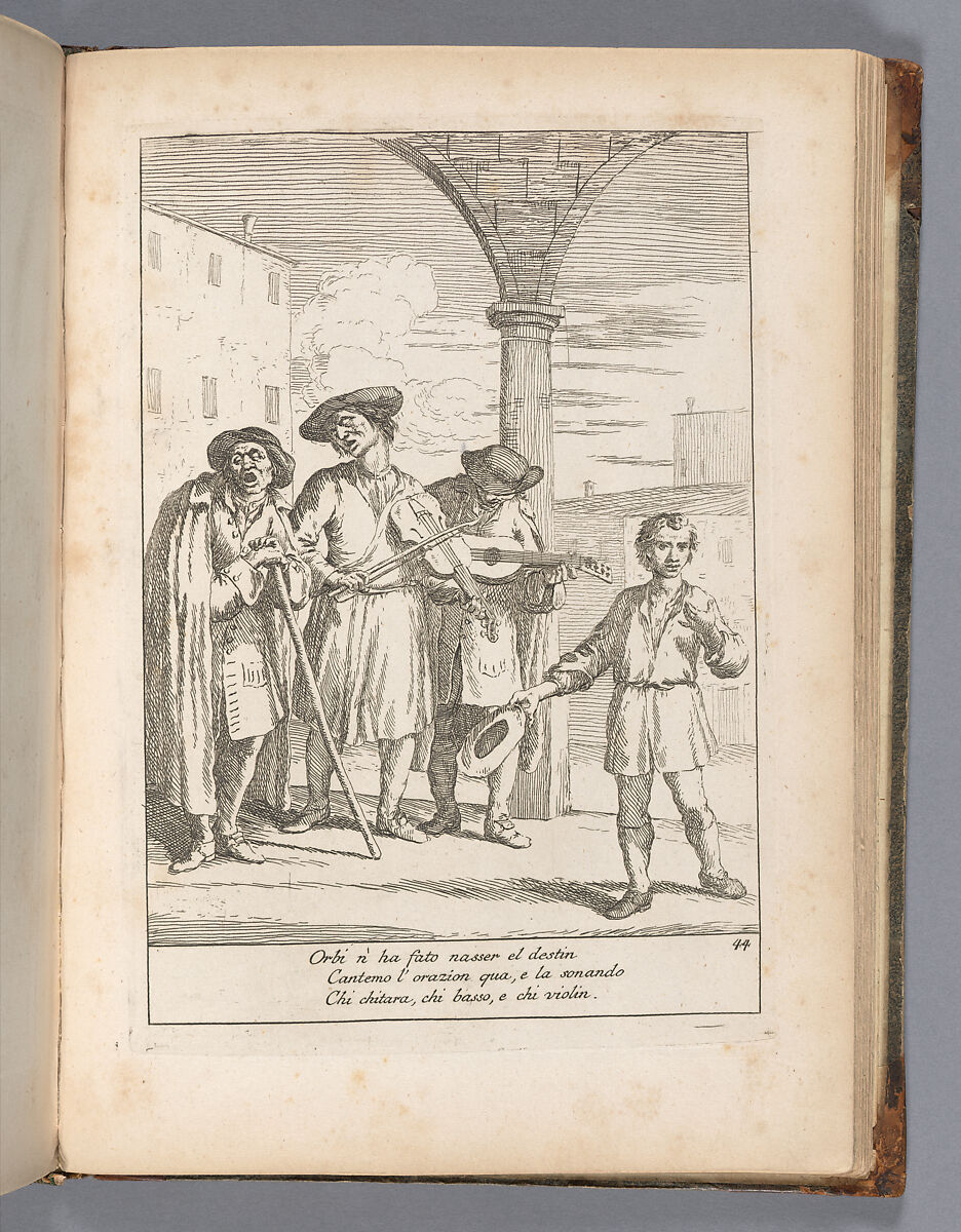 Le Arti che vanno per via nella citta di Venezia, Gaetano Gherardo Zompini (Italian, Nervesa, near Treviso 1700–1778 Venice), Etching